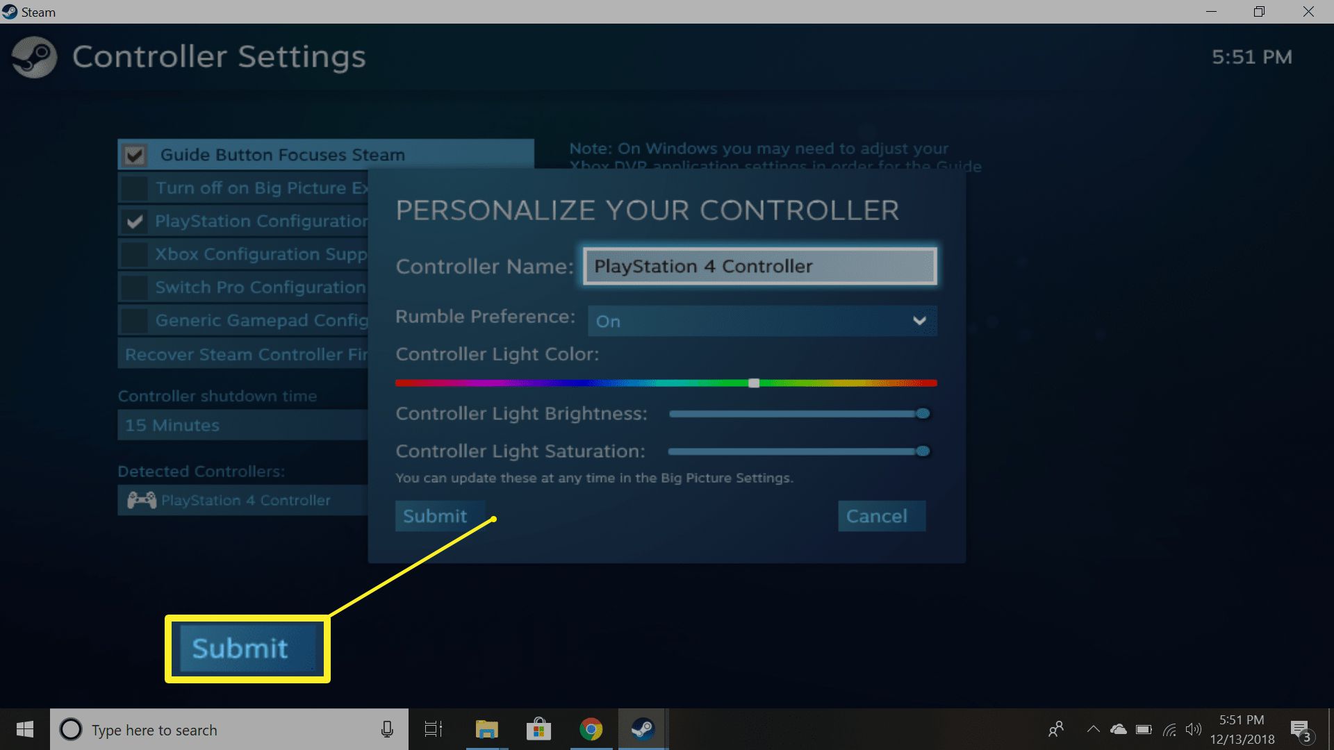 use my dualshock 3 on steam for mac